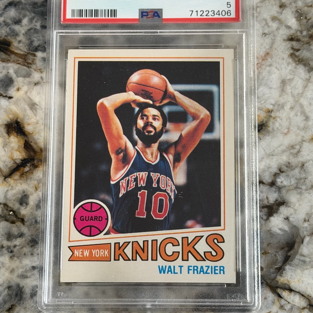 New York Knicks Basketball Trading Card